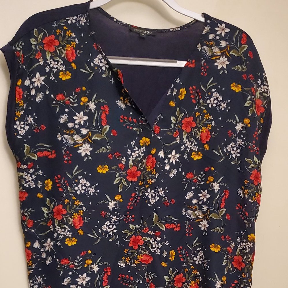 Papermoon Reece Mixed Material Top - Picture 2 of 3